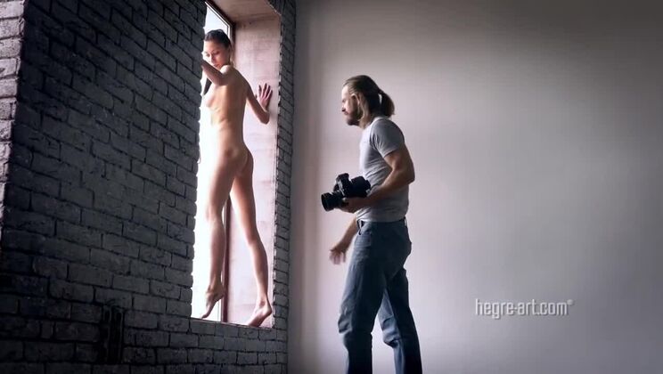 Small Tits Brunette Eva Naked & Wild