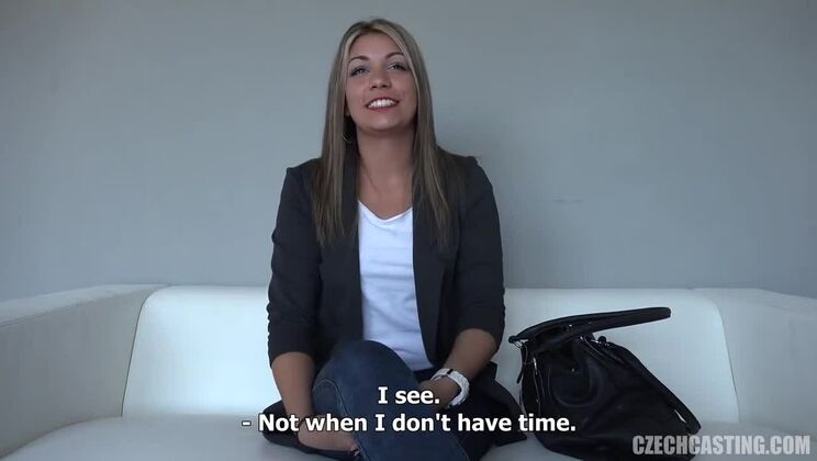 Divine Dominika - Czech Babe Gets Casting Fuck