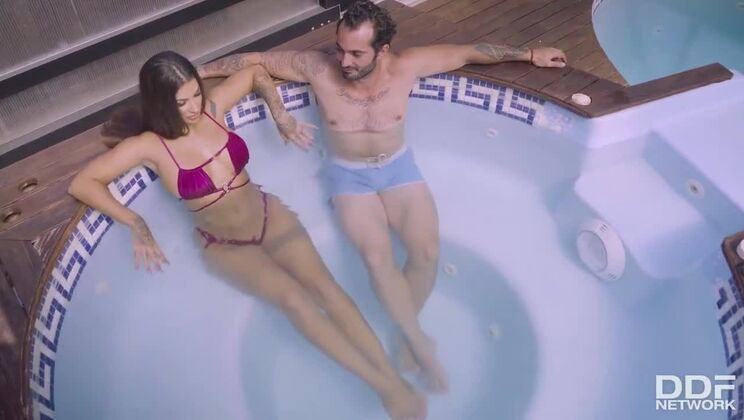 Brunette Babe Susy Gala Fucks by the Pool - Big Tits & Ass