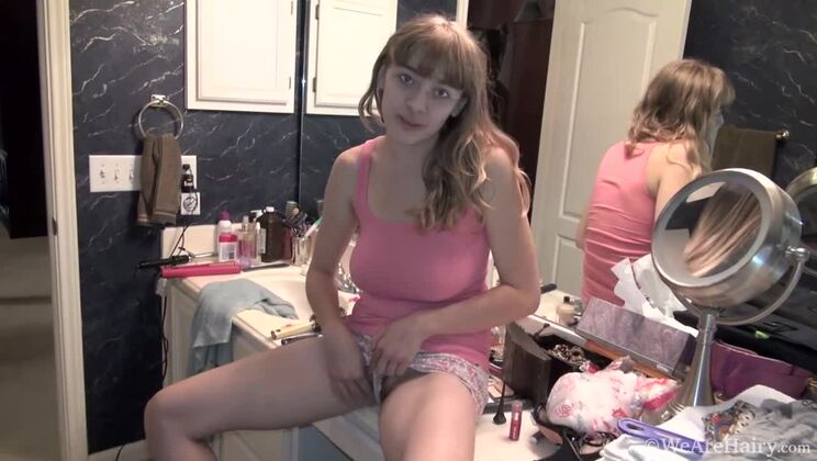 Big Tits Dani Talks Before Her Hairy Pussy Shoot