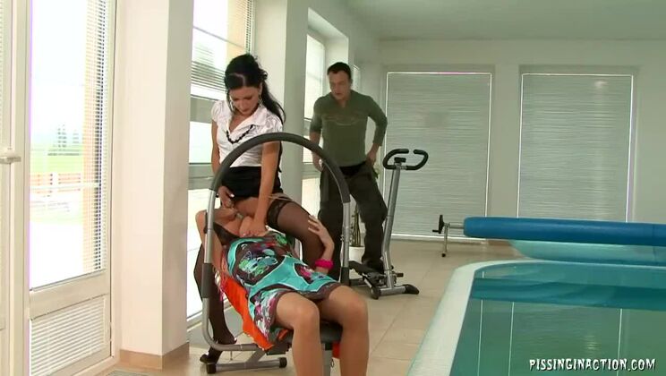 Lena Cova & Liss White - Wet Piss Fantasy