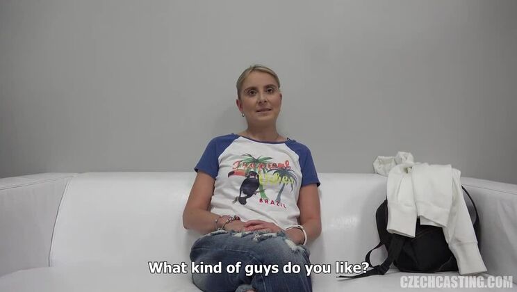 Blonde Czech Babe Lucie in Hot Scene