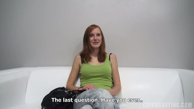 Jarka - European Redhead Casting Slut