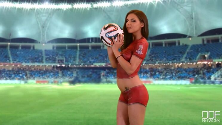 Henessy’s Brunette Moves: Russian Outdoor Tattooed Medium Tits