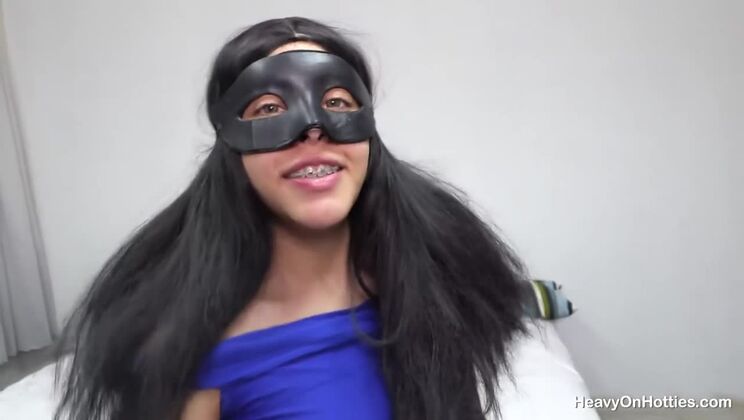 POV with Canela in a Brown Hair Shit Scene