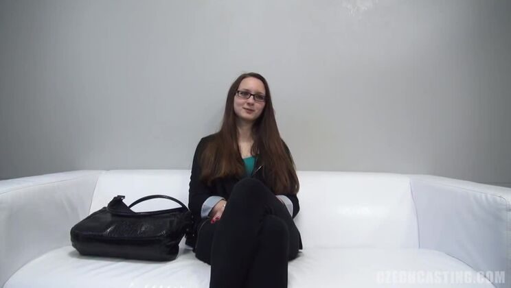 Sultry European Martina Anal Casting