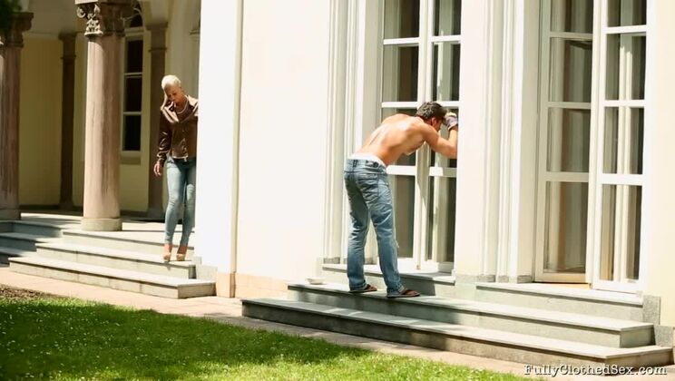 Outdoor Satin with Nathaly Heaven