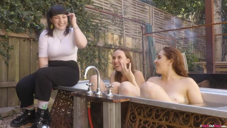 Big Tits & Double Penetration Interview - Nova & Olive G