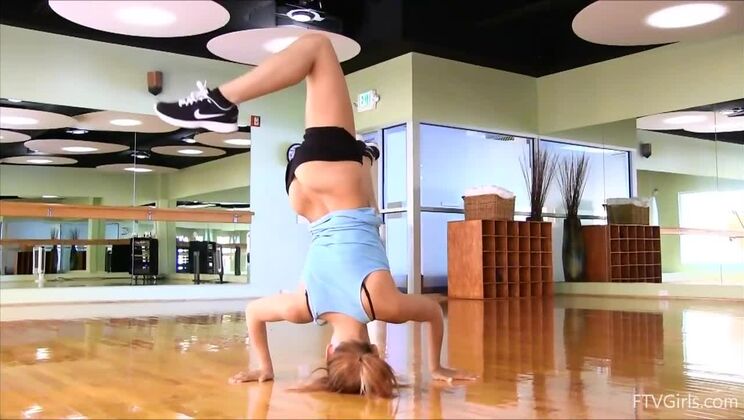 Fit and Young Anita in Nudist Solo