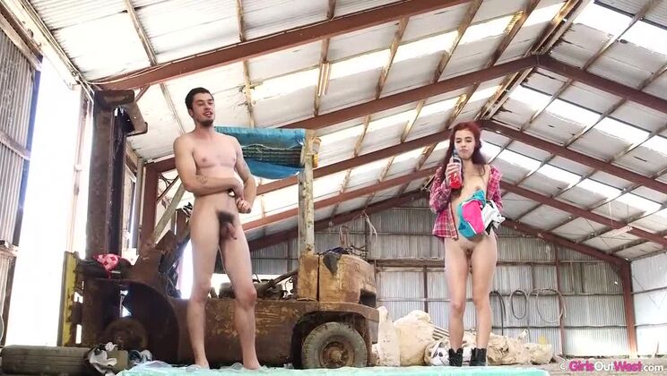 Brunette Sonia Gets Creampie - Interview with Lucas