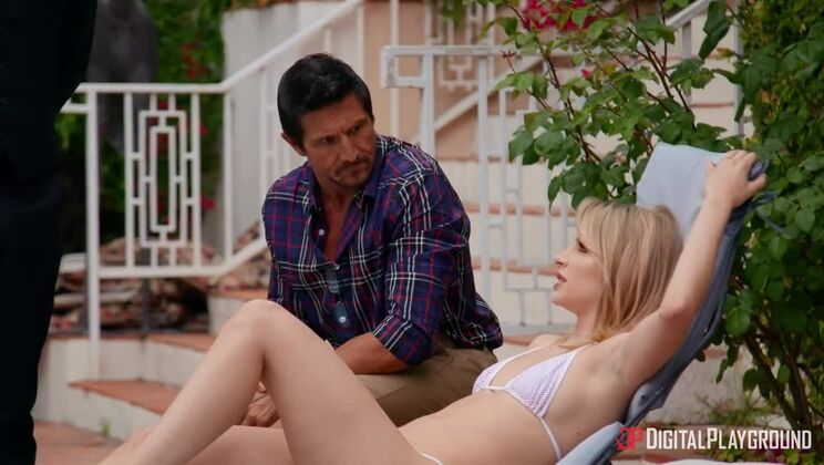 Blonde Kimmy Granger Takes a Vacation Facial