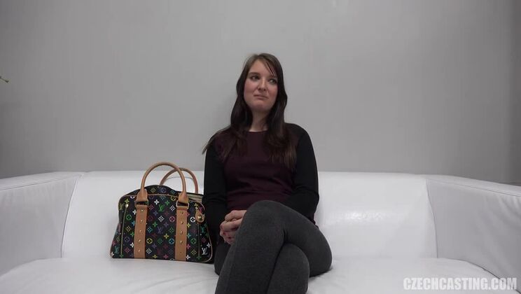 Brunette Lucie from Czech in Erotic Casting