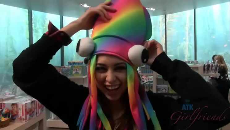 Riley Reid's Solo Date at the Aquarium