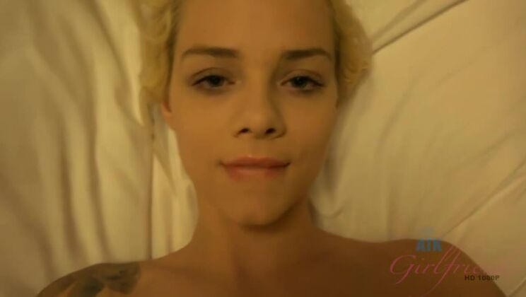 Elsa Jean's Girlfriend Gives Her a Handjob and Cum