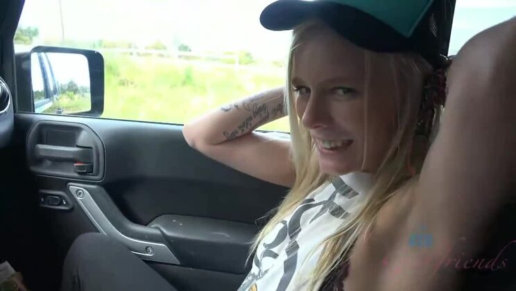 Amateur Elaina Raye's Volcanic Beach Trip