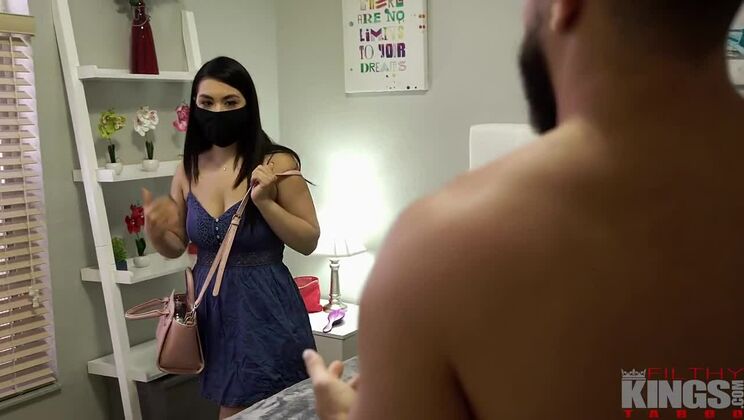 Mina Moon's Brunette Seduction in Quartet