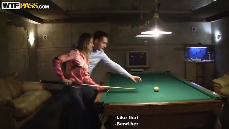 Milane Blanc swallows load after deepthroat at spa