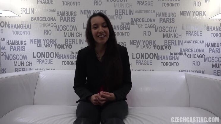 Veronika's Casting Adventure with Small Tits