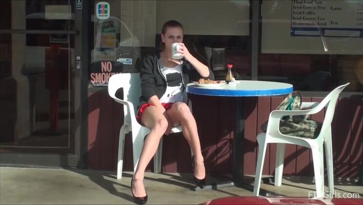 Brunette Teen's First Day in Adult Industry