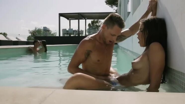 Two Guys Take on Carrie in a Beautiful Setting