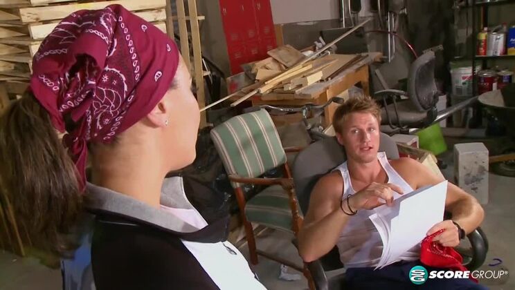 Big Tits Garage Fun with Selena