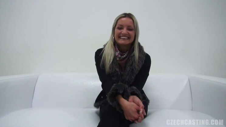 Petra 7720 - Hot Blonde Takes Giant Cock in Casting POV