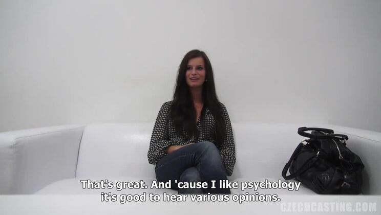 New Czech Brunette Talent in Casting