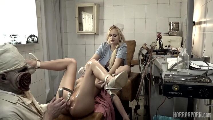 Threesome at the Dentist - Big Cock