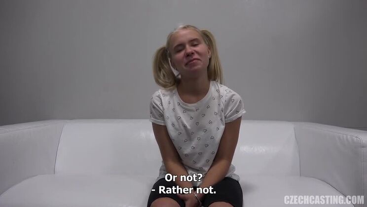 Kristyna, a Beautiful Czech Blonde Casting