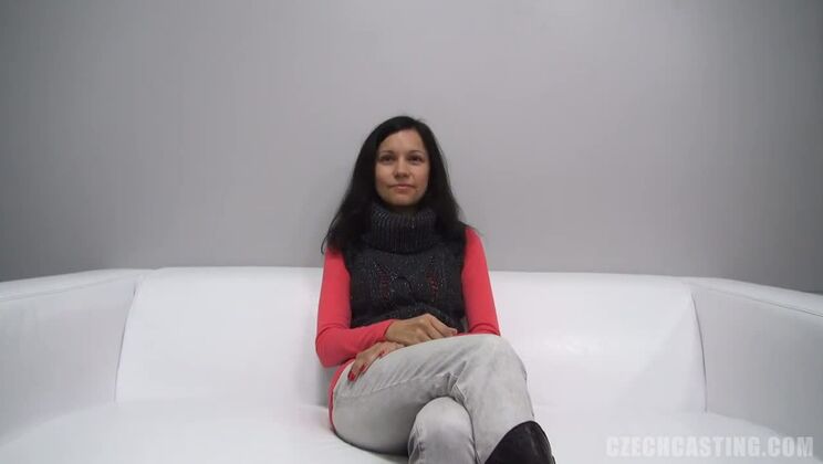 Lucie - Elegant Brunette MILF Casting