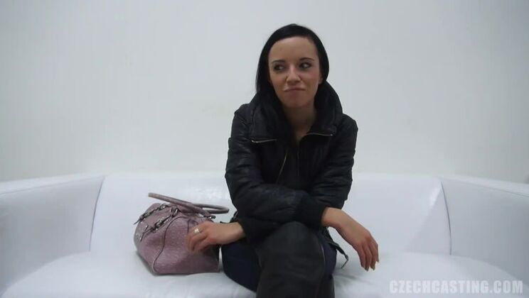 Casting Nikola - Hot Czech Girl with Small Boobs