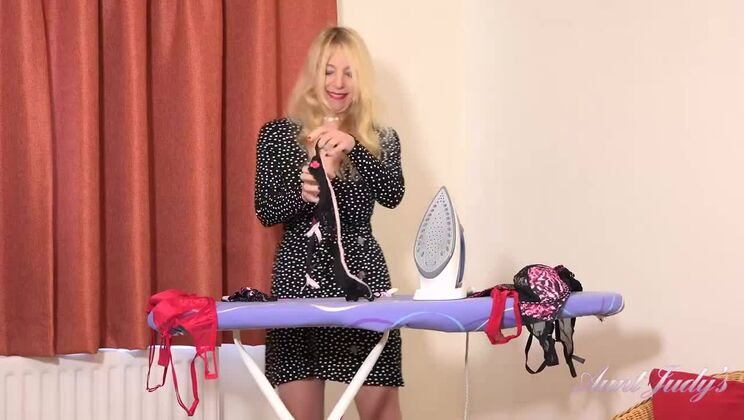 Lingerie Lover Lucinda Irons and Jizzes