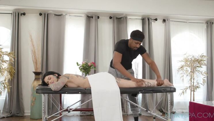 Brunette Leigh Raven Begs For Big Black Cock