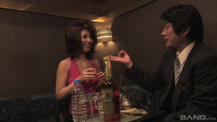 Creampie with Horny Asian and Brunette