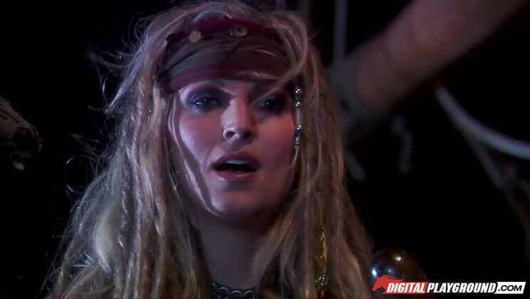 Beach Spanking with Big Tits Blonde Carmen Luvana