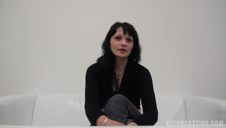 Brunette Hana Czech Casting Video