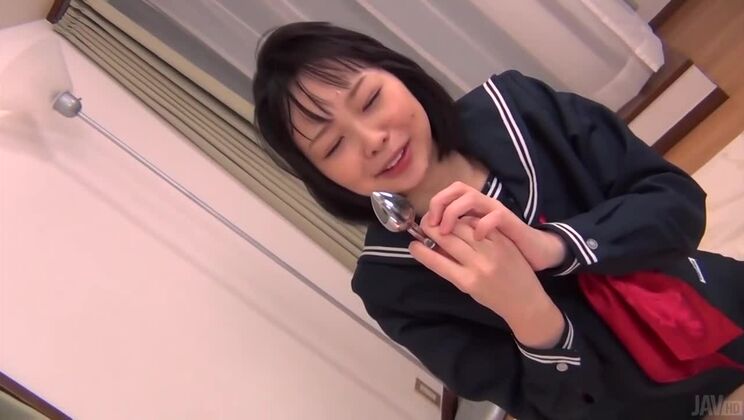 Hot lesbian action with Yuri Sakurai taking it rough