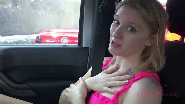 Melody's Outdoor Adventure with a Big Cock