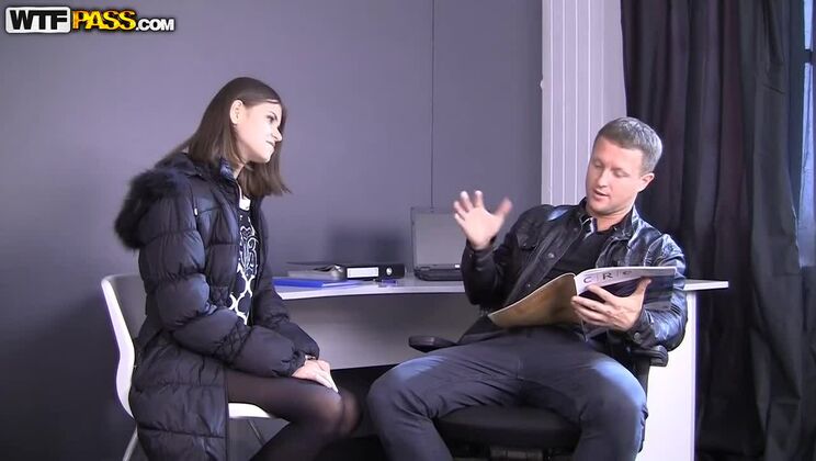 Crazy Hookup with Anna Taylor at Job Interview