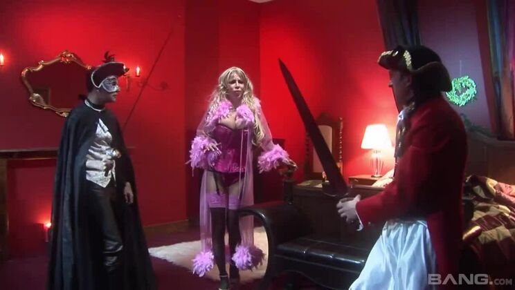 Three's a Crowd: Melanie, George, and a Big Cocked Stud Get Intimate