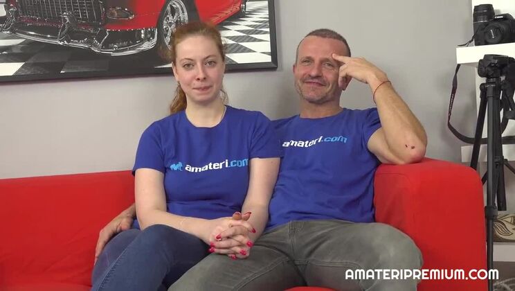 Mia El Camino, a Horny Ginger, Gets Fucked by Pro George Uhl