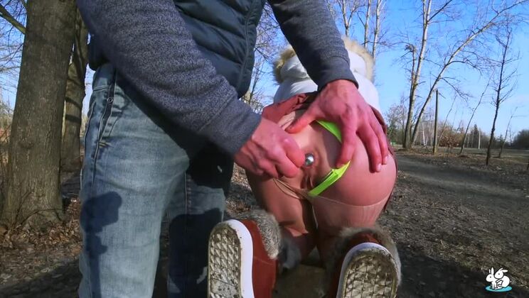 Mia Bandini's Sex Toy Fun in the Park