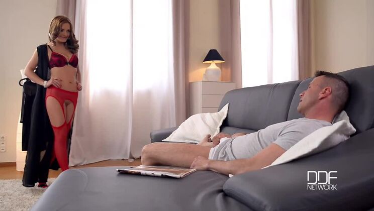 Fetish Fun with Dominica Phoenix in Lingerie and Heels