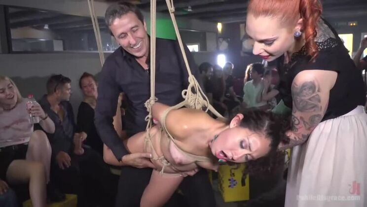 Melody Petite's Public Degradation: Gets Fucked and Humiliated