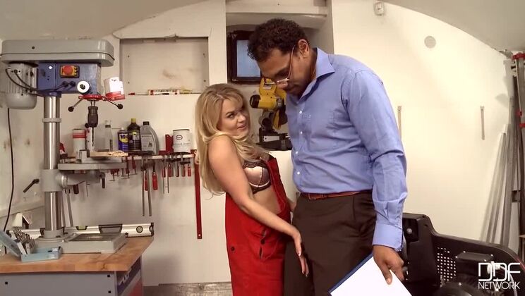 Interracial Passion with Barra Brass and a Deepthroat Surprise