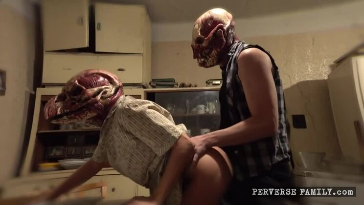 Hardcore Family Taboo with Brunette Babe