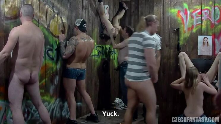 Tattooed Czech Babe - Gloryhole Fantasy 11