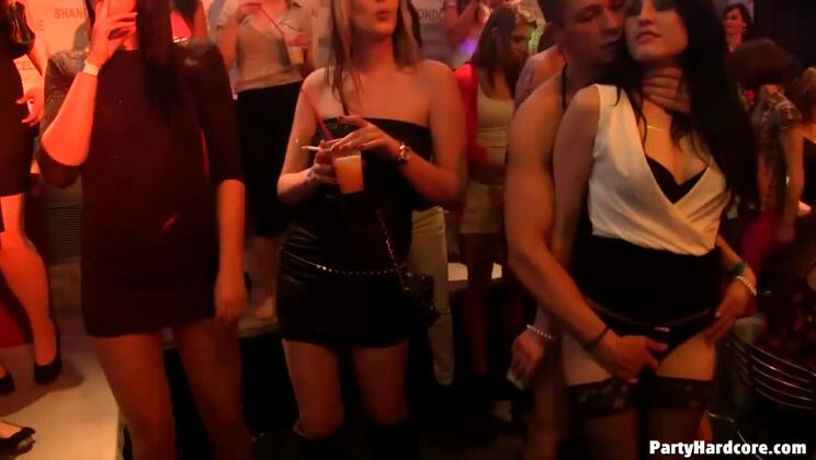 Blonde Bombshells in Interracial Sex Party