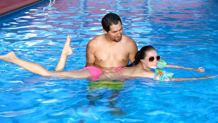 Cum Bath for Tiny Teen