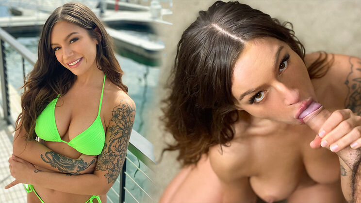 Romeo Mancini's Cock In April Olsen's Hands